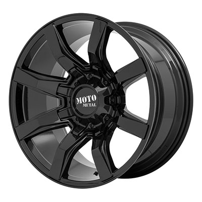 Moto Metal MO804 Spider Wheel, 22x10 with 6 on 135/6 on 5.5 Bolt Pattern - Black - MO80422067318N